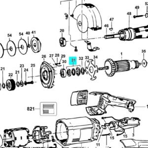 931067-00 Dewalt DW882 Seal