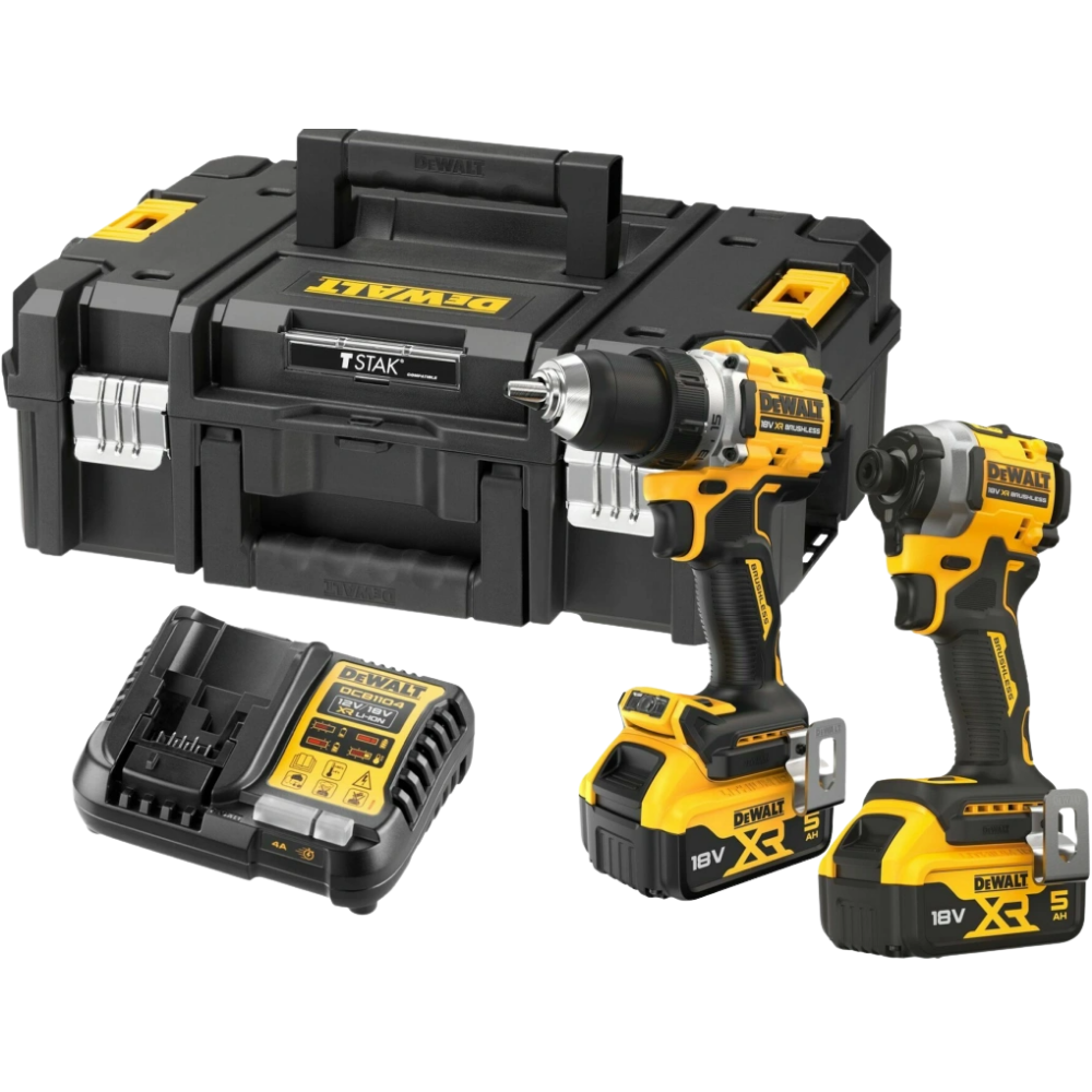 DEWALT DCK2051P2T 18V Kömürsüz Makine Seti