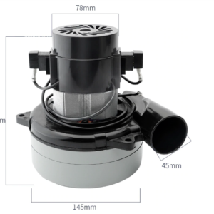 Çift Fanlı Egzozlu Süpürge Motoru 1200W