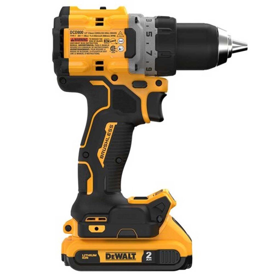 Dewalt DCD800D2T Darbesiz Şarjlı Matkap 18V 2.0AH - Görsel 2