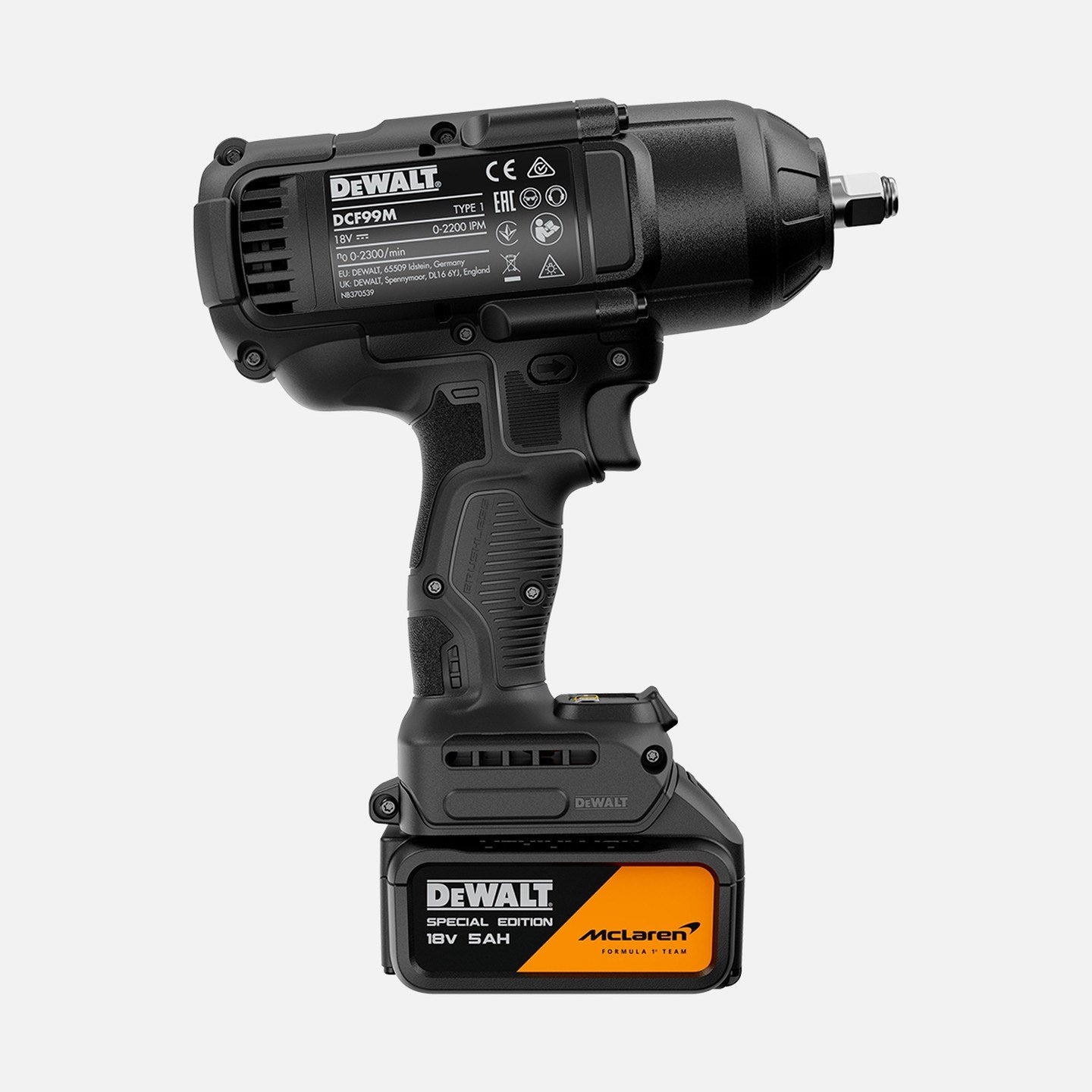 Dewalt DCF99MP2T Mclaren 1/2" Somun Sıkma 18V 5AH - Görsel 5