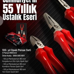 İzeltaş 100.Yıl Opak Pense Seti 3 Parça