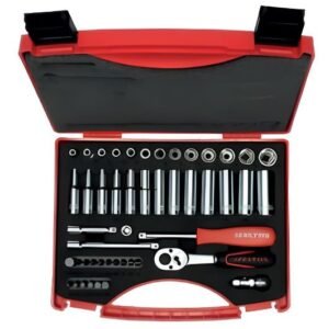 İzeltaş 1/4 Altı Köşe Lokma Anahtar ve Bits Set 48 Parça