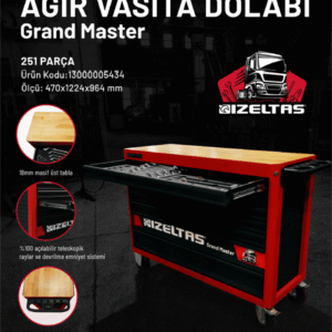 İzeltaş Ağır Vasıta Dolabı (251 Parça)