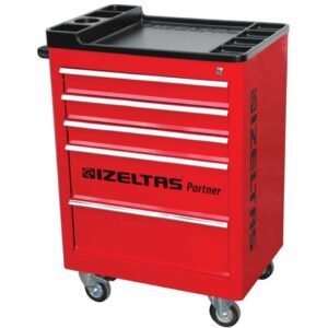 İzeltaş Partner 5 Çekmeceli Takım dolabı 121 Parça (Dolu)