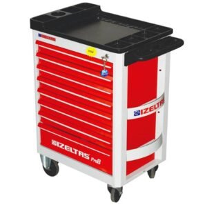 İzeltaş Pro8 8 Çekmeceli Takım Dolabı Kırmızı (Dolu 209)